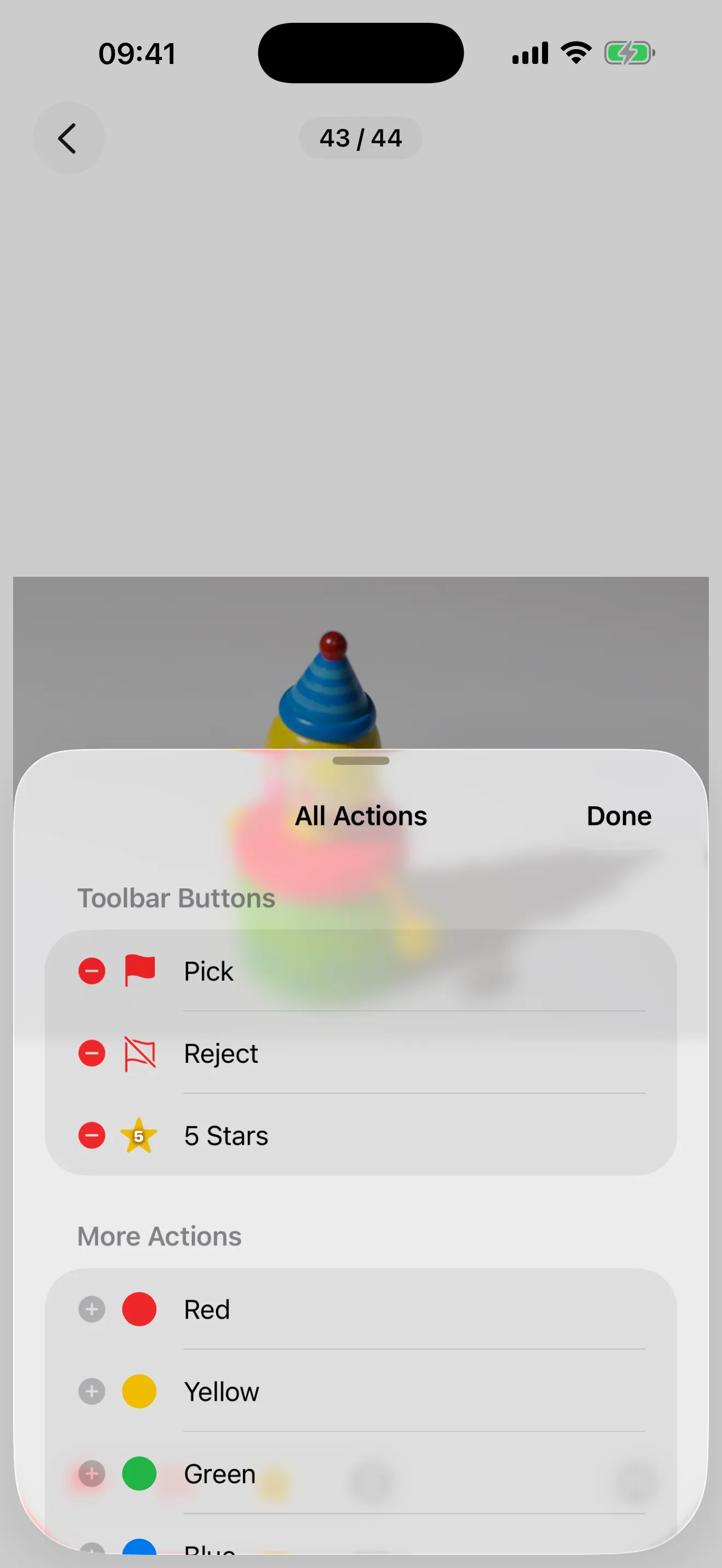 All actions for Lightroom